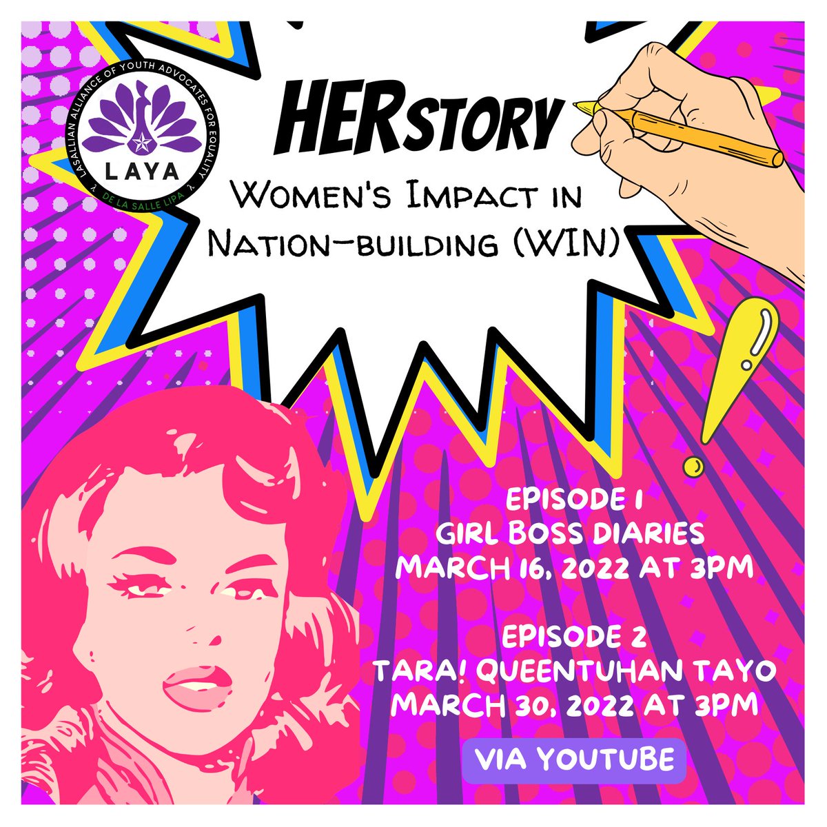 dlsl_laya's tweet photo. Every woman is a queen in their own way. 

This Women’s Month, get ready to hear from 6 compelling individuals who rule in their own ways and are ready to share their light and wisdom to the world. 
(1/5) https://t.co/wf6d8NVCPV