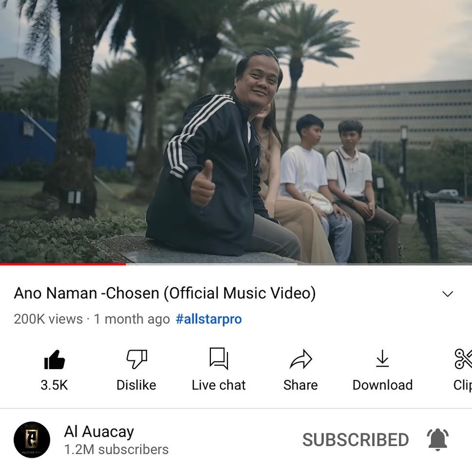 ElmoFlrs's tweet photo. We reach 200k on YT in 1 month
Stream Ano Naman in my bio
๐๐ป๐ฅ
#Chosen #AnoNaman #200kOnYT #allstarpro
https://t.co/gFJZiFYDaD https://t.co/bZv7Y0Ulmu