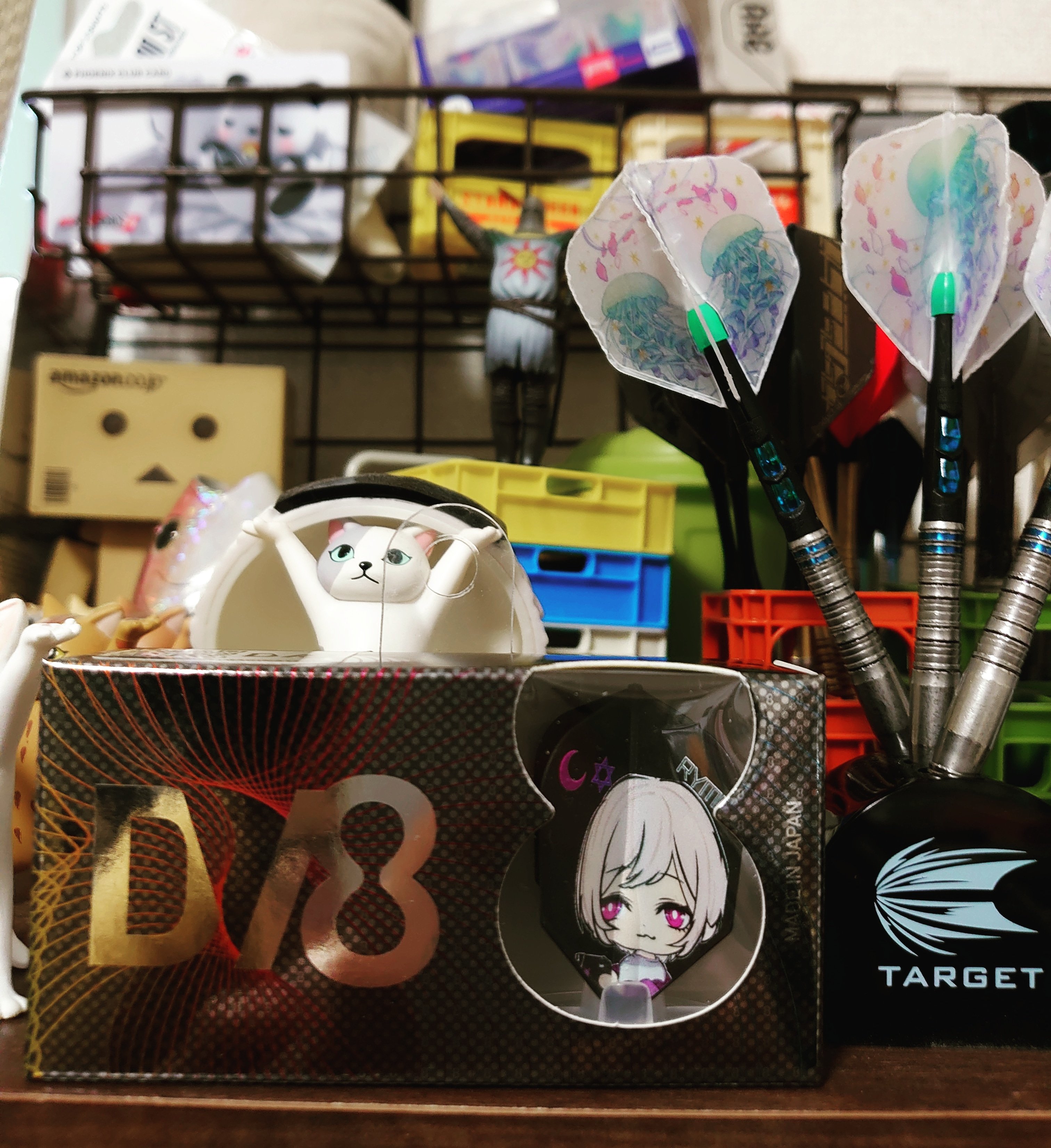 ダーツライブ　スカーフキーホルダー　江口梨世美　りよみん　ONEBULL 非売品】TARGET 8 flight 江口梨世美 りよみん デザイン
