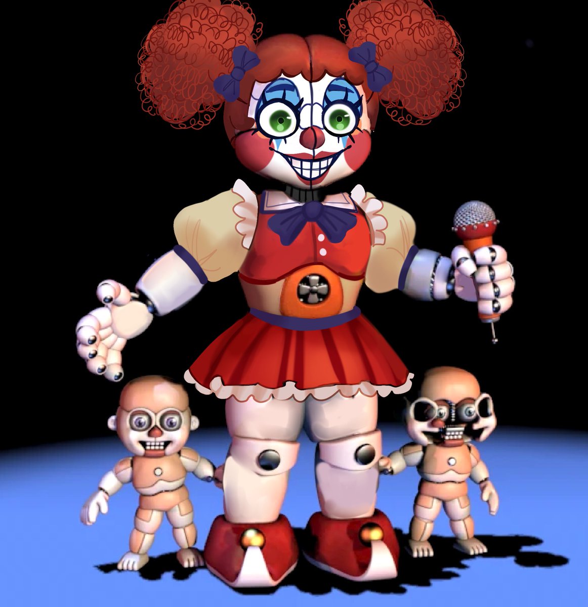 🤡craftstore🤡 (COMMISSIONS OPEN) على X: Abby #fnaf #cirusbaby   / X