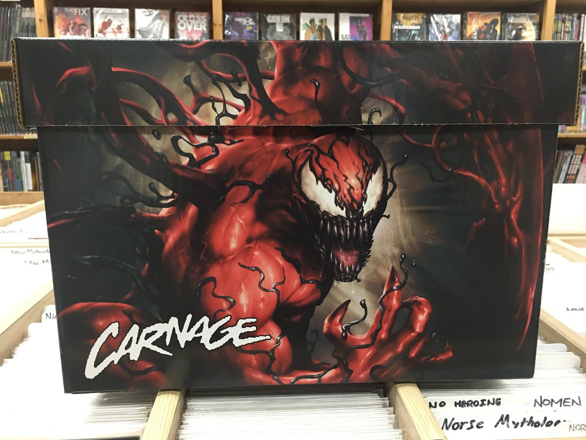 ComicsTnT's tweet image. Finally! Some new comic boxes with graphics! Poison Ivy and Harley! Carnage! Iron Man! Immortal X-Men! Harley and Ivy are $12.99 and the Marvel boxes are $11.99! 😀 #ComicBox #shortcomicbox #ComicsToonsNToys #TustinCalifornia #HarleyQuinn #PoisonIvy #Carnage #IronMan #XMen #CTnT