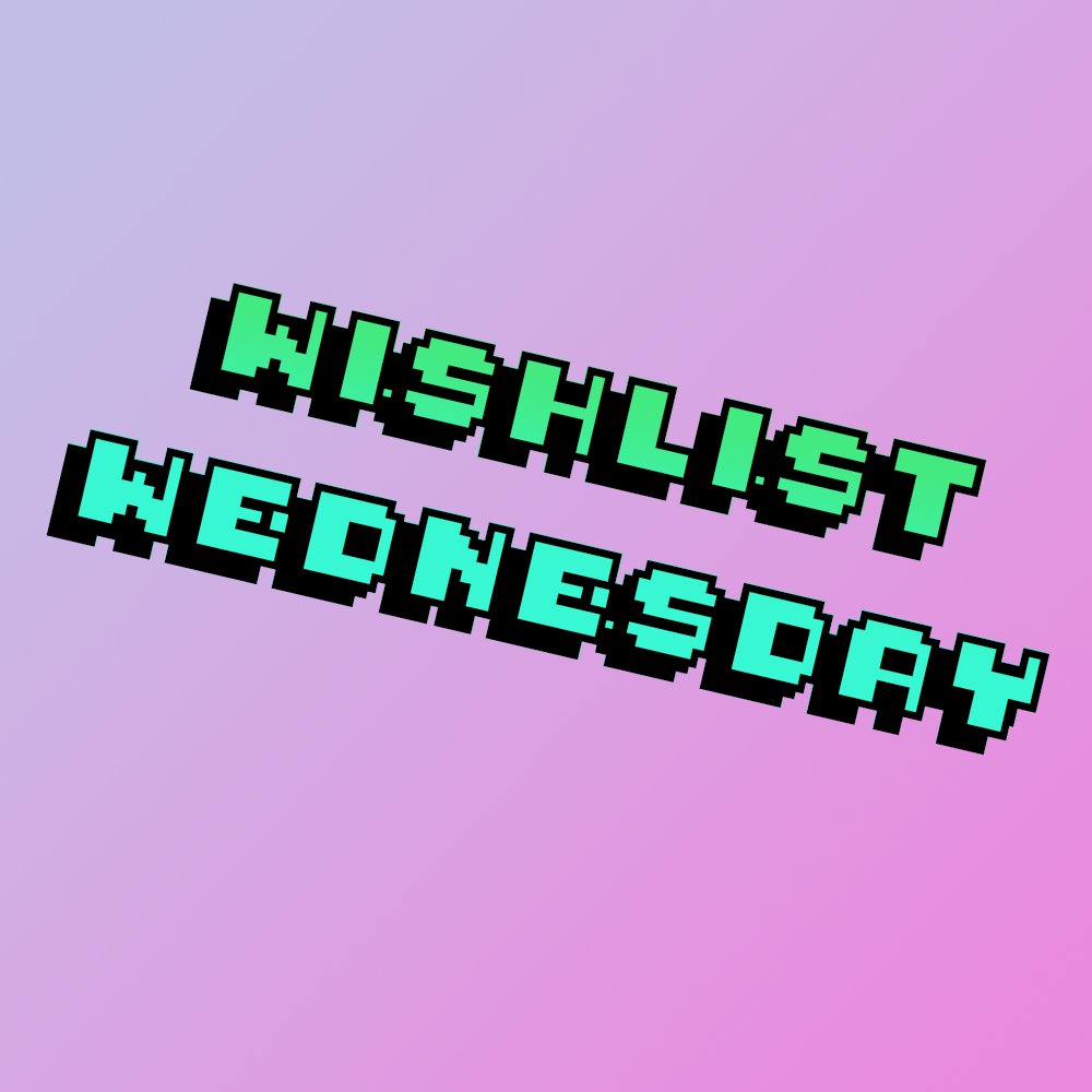 It's another #wishlistwednesday! All you #indiedevs are working hard on your games, and I know me and others would love to see what you guys have! Link your games and showcase them so me and others can check it out!

 #indiegames #Videogame #IndieGameDev #indie #indiegaming