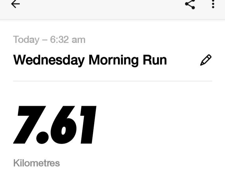 GaneshJayabalan's tweet photo. Lazy start for the day only managed to completed 7.5km 🏃‍♂️,15 min stretching 
#100daysOfRunningChallenge 
#ThalaivarFansFitnessChallenge https://t.co/13bmS7vWRH