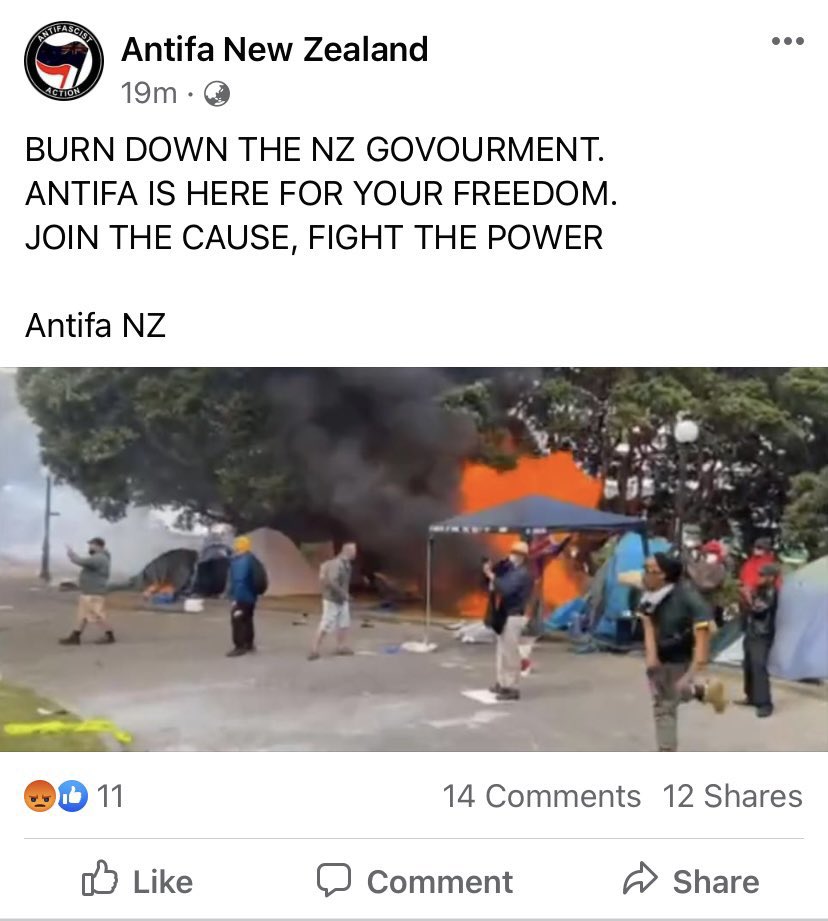 JamesOnekaka's tweet image. Very disappointing Mark

Watch the many videos &amp;amp; enjoy your retirement 

#nzpol
#resignJacinda
#OppositionFail 

Protestors ~~ paid insurgents
