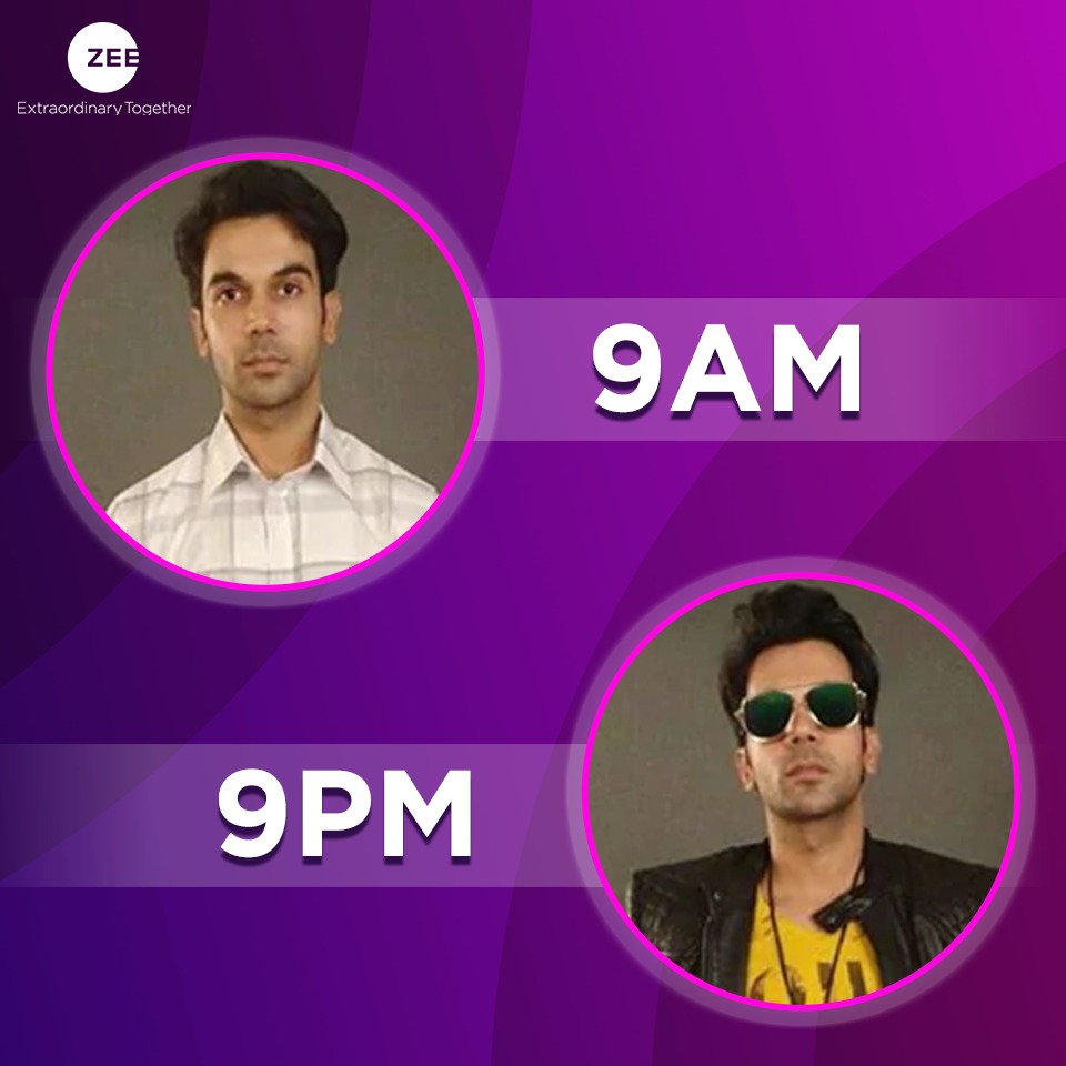 ZEECorporate's tweet photo. Raat ke nine, matlab sab looking ekdum fine!

#Zee #ExtraordinaryTogether #Meet #RajkummarRao https://t.co/pHCwaqammG