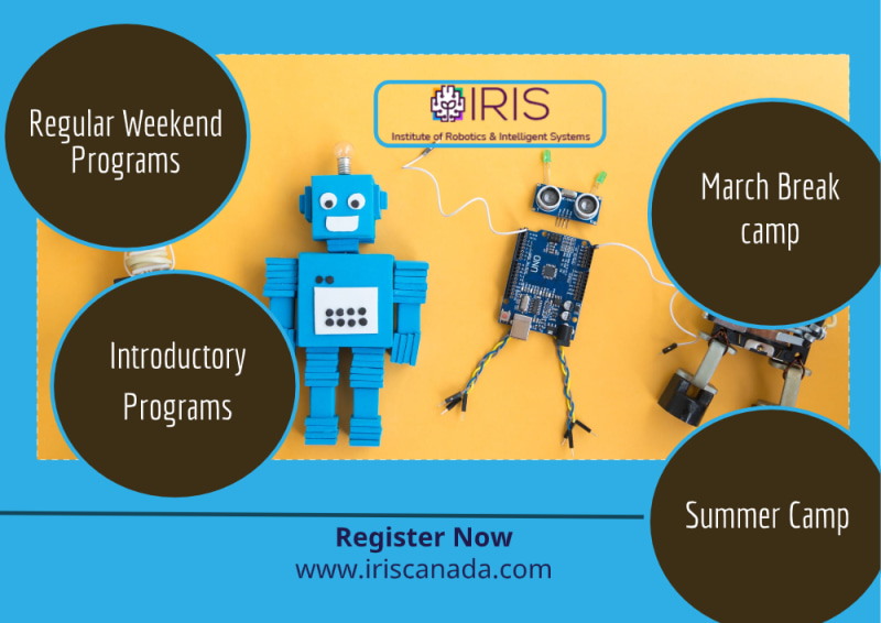 INTELLIGENTROBO's tweet photo. There are many programs for your kids to learn at the Insitute of Robotics &amp; Intelligent Systems. Join us now at https://t.co/Dz95qGD4U3. https://t.co/O98KyfVzon