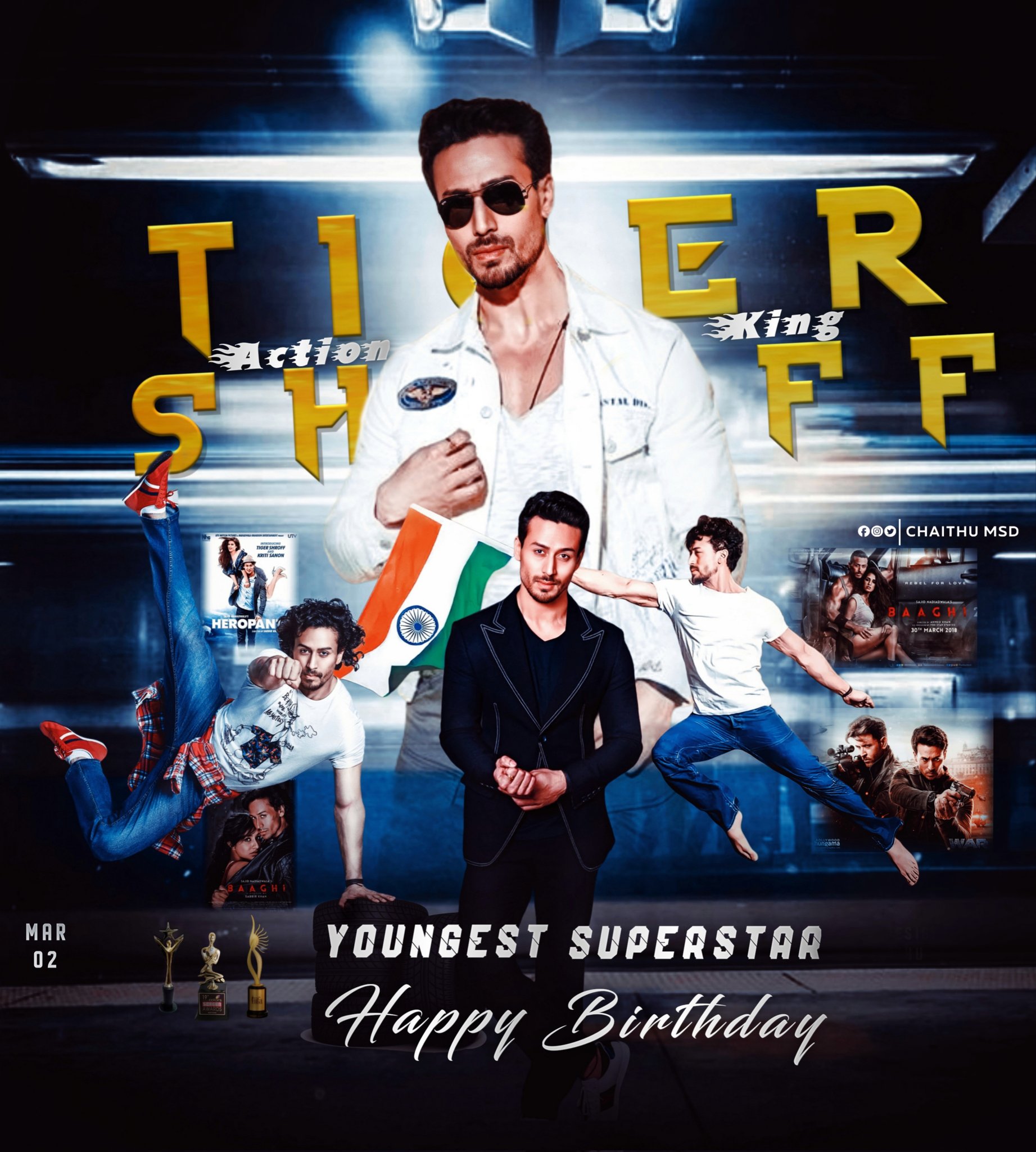 Happy birthday srr Tiger shroff  