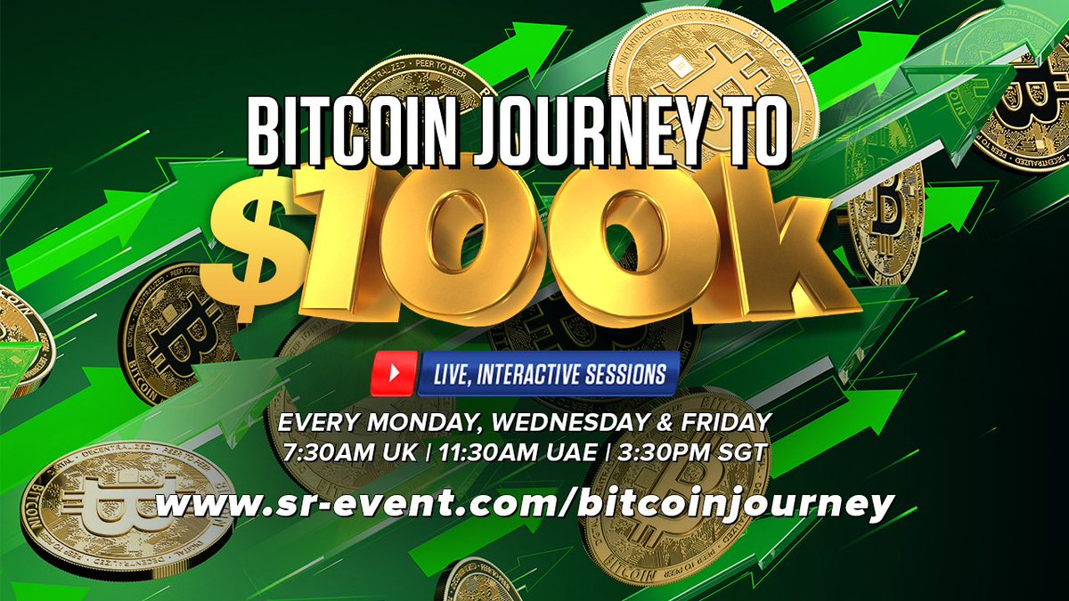 SuccessResME's tweet photo. Get your news capsule on all things Bitcoin every Mon, Wed &amp; Fri LIVE at 'Bitcoin Journey to 100K'. Register free now https://t.co/JsC8Z3aWLw https://t.co/AVDv7QCD4T