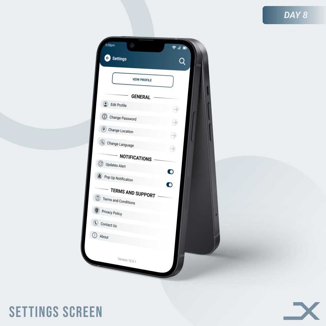 amal_joym's tweet photo. DAY 8
SETTINGS SCREEN
Settings Screen enables the user to configure the appearance or actions in an application, operating system or the hardware.
Come let's #create #designX #DailyUI #settingscreen #uidesign #designthinking https://t.co/saT5VSYHQc