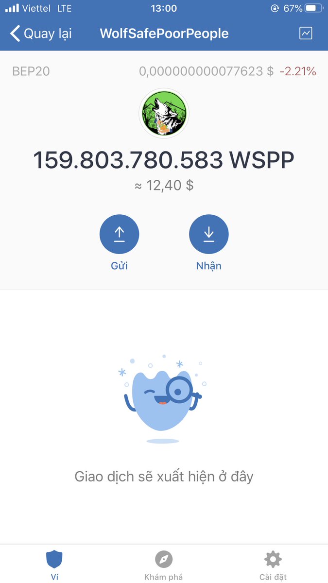 Anhtienkaka's tweet photo. @WsppArmy_ keep it in my wallet.
Wallet BSC: 0xDa8B8d309081a7d73a70D5A9dAFccB2c225e1C27 https://t.co/irkqaXyuR1
