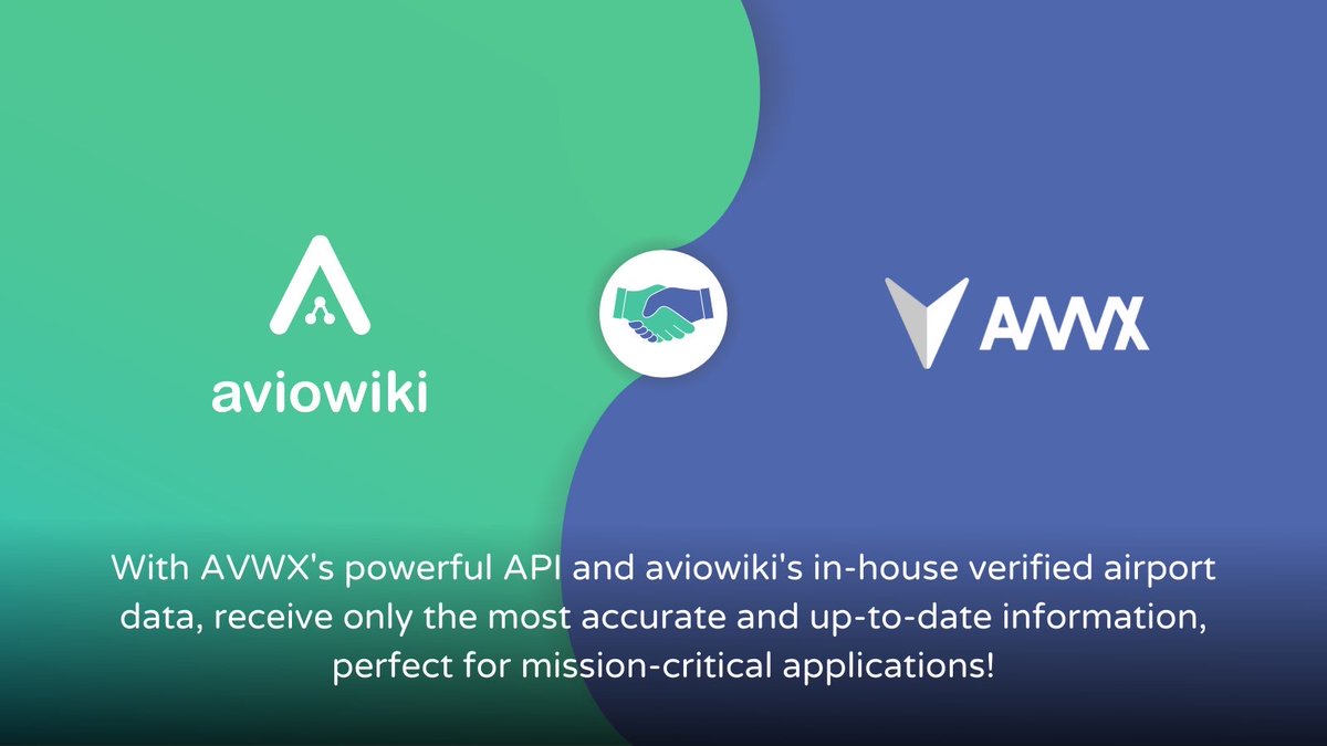 avwxrest's tweet photo. AVWX now integrates with @aviowiki to provide verified airport data with your requests. Just select the add-on from https://t.co/OiJhGg03Sc https://t.co/woumue3vmB