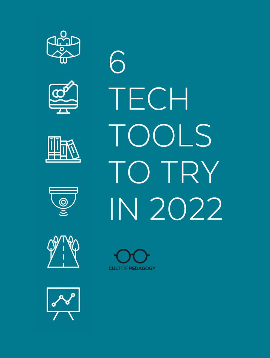 TCEA's tweet photo. 6 Ed Tech Tools to Try in 2022

https://t.co/4a4lFm2Ffg @cultofpedagogy
#edtech #learning #edutwitter https://t.co/hLAzHKHTnR