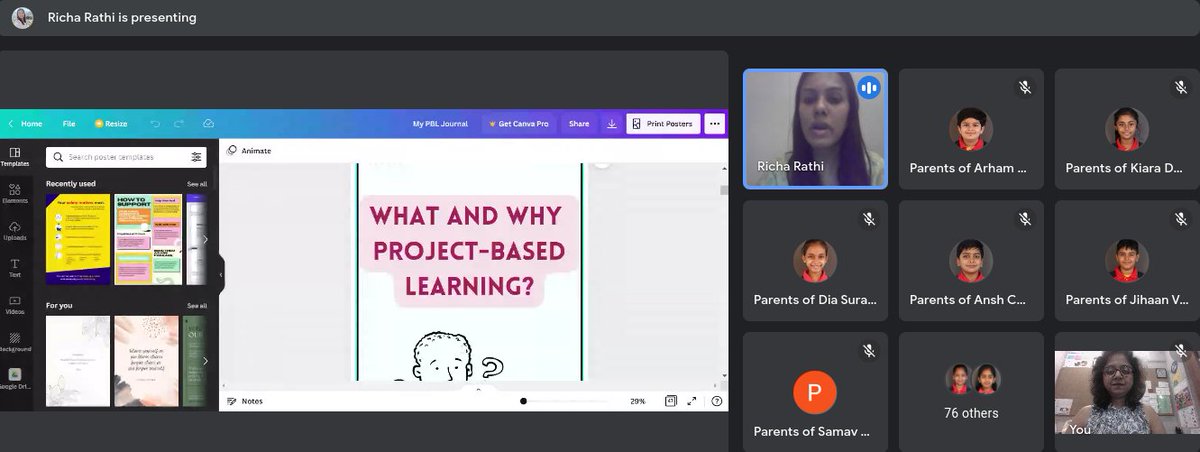 Ms_Ritu's tweet photo. Announcing the beginning of Project-based learning and Design thinking by taking the 1st step of orienting the parents in #Grade4FS and #Grade5FS #PBL #Designthinking #fssurat @DiptiSinghal16 @Richarathi9 https://t.co/nzUrFVE0CG