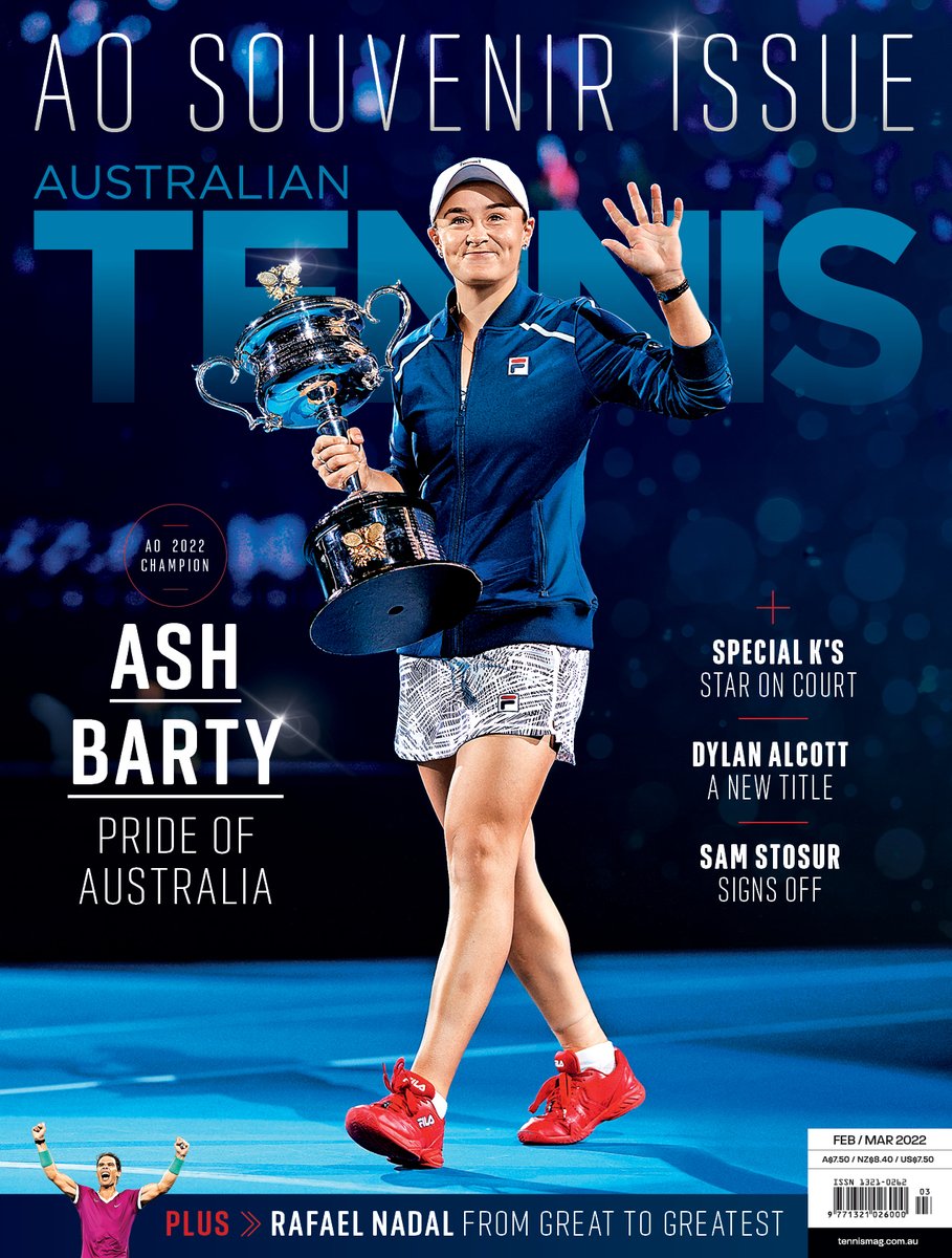 A time like no other in our long publishing history 💙

What a privilege to produce a souvenir edition of Ash Barty's unforgettable victory at <a href="/AustralianOpen/">#AusOpen</a> 2022. 

#AusOpen | #AO2022 | #GoAussies