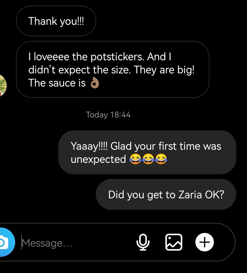 bewokasiankd's tweet image. Hello Friends!
Potstickers will be available today!
5 pieces : ₦1850
10 pieces: ₦2900

P.S. They are alot bigger than you think 😉😉😉

Send us a DM or WhatsApp 08051559618 (for quicker response).

📍Kaduna