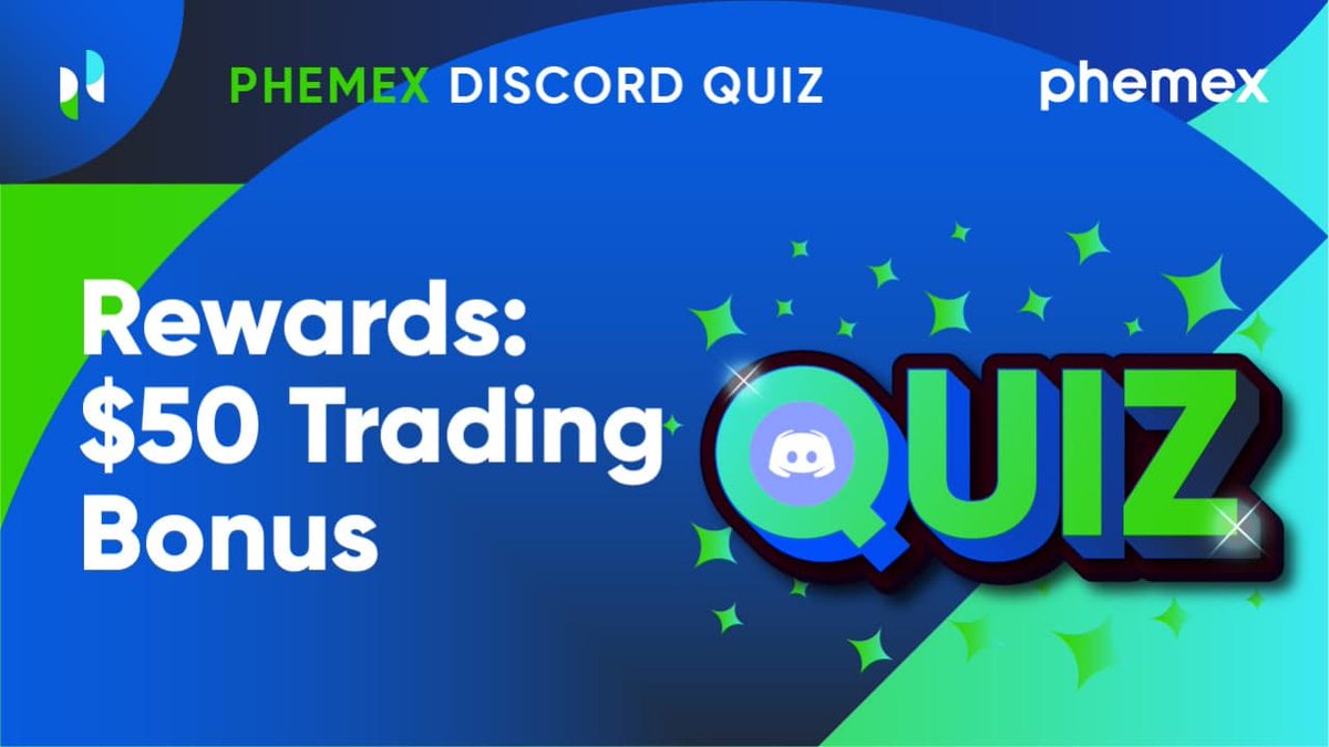 Phemex_official's tweet photo. 📝It's time for a quiz! Test your crypto knowledge and you could win $10 for each correct answer.

💡 Topic: Reversal Candle Patterns
📍 Venue: https://t.co/p6QCyO8pPh
🕔 Date &amp; time: March 2nd, 11 AM UTC
💰 Rewards pool: $50 trading bonus
▶️ 5 questions for this session. https://t.co/9ioylJ0i3e