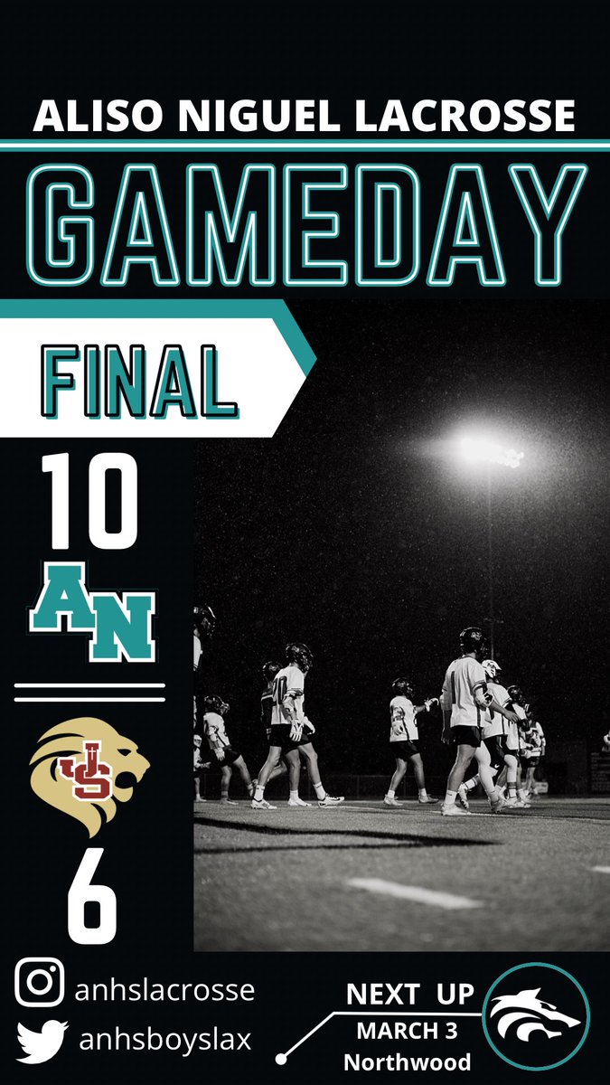 ANHSboyslax's tweet image. Hard Fought Battle!

The Wolverines beat JSerra 10-6 in a top D2 OC matchup! The Wolverines move to 2-0 on the young season, and host Northwood on Thursday. 

#BOOM #AEBC @mikehuntley63 @alisoathletics