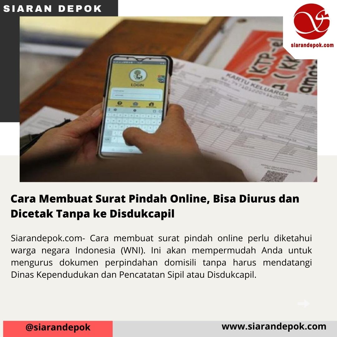 siarandepok's tweet photo. Surat pindah akan sangat berguna untuk keperluan mengurus dokumen perbankan, melamar pekerjaan, hingga mendaftar di instansi tertentu.https://t.co/EbRF6l3KJS https://t.co/C95KqkW2OR