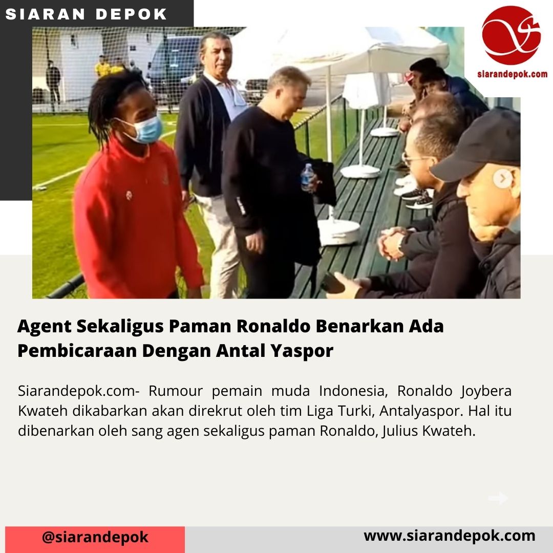 siarandepok's tweet photo. Dalam pesan singkatnya, Senin (28/2/2022) malam WIB,Julius membenarkan keseriusan dari Antalyaspor untuk memboyong Ronaldo. Bahkan kedua belah pihak sudah memulai pembicaraan serius.https://t.co/WUkoVf2P7n https://t.co/mCbc9PNm4N
