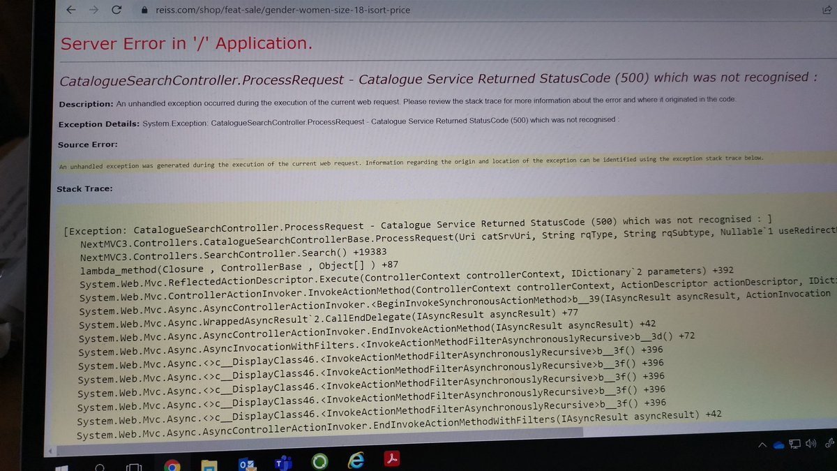 KarlyneOakes's tweet photo. @REISS  I am trying to look on your website and when sorting searches this is what comes up. Help! https://t.co/8siDtV16EN