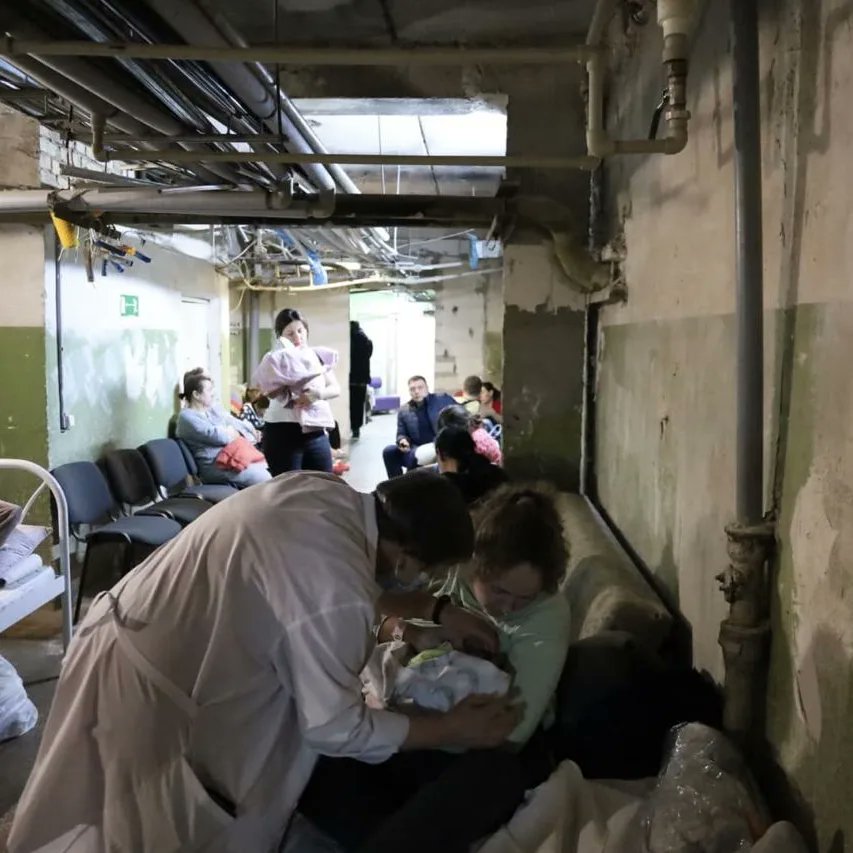 BiotexcomR's tweet photo. Maternity hospital no.3 in Kyiv

Ukrainian women now give birth in basements and metro stations. They lack food and medical assistance.

Stop Putin today or tomorrow his troops and bombs will visit your country

#StopPutinNOW #StopRussia #CloseTheSky #fuckputin #ukrainewillresist https://t.co/DhnLY3EWQj