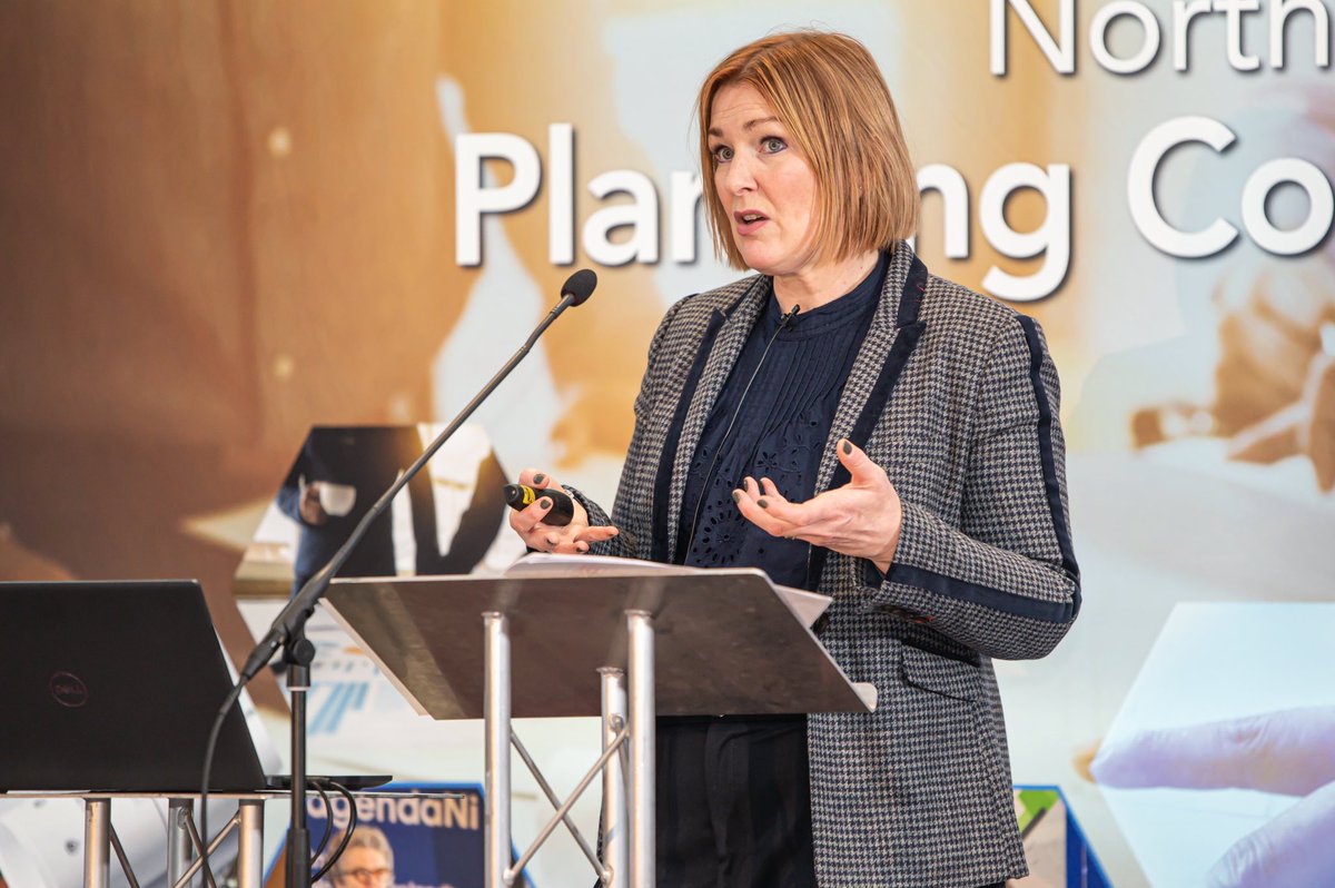Debbie Harper, Associate Director, Climate Change and Planning and Economics Team Lead at today’s sponsors @ArupGroup kicks off the second session of #NIPlanning with a presentation on how to plan for regeneration