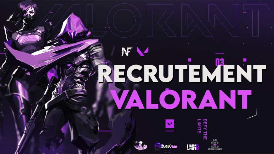 Salut à tous  ! 🤩

Petit message pour annoncer l'ouverture de nos recrutements Valorant pour le Second roster ! ✍

Tout se passe dans le salon 『📬』𝑅𝑒𝑐𝑟𝑢𝑡𝑒𝑚𝑒𝑛𝑡 ! 

Sur notre discord : discord.gg/sCNudVfZYu