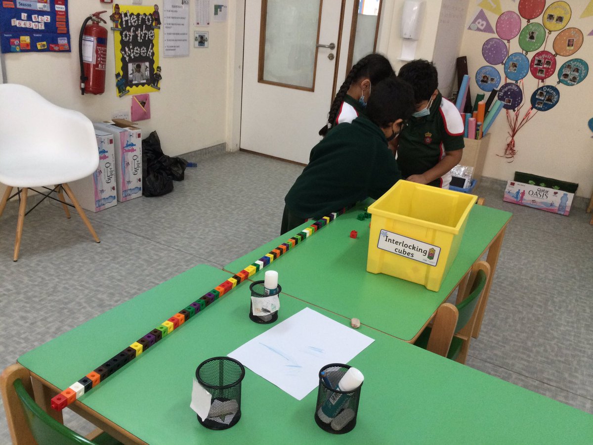 RGSGQ_Yearone's tweet photo. Year one Elephants have been measuring using non standard measuring equipment. Can you guess how tall Haniya is? https://t.co/1mjJ7eZQEl
