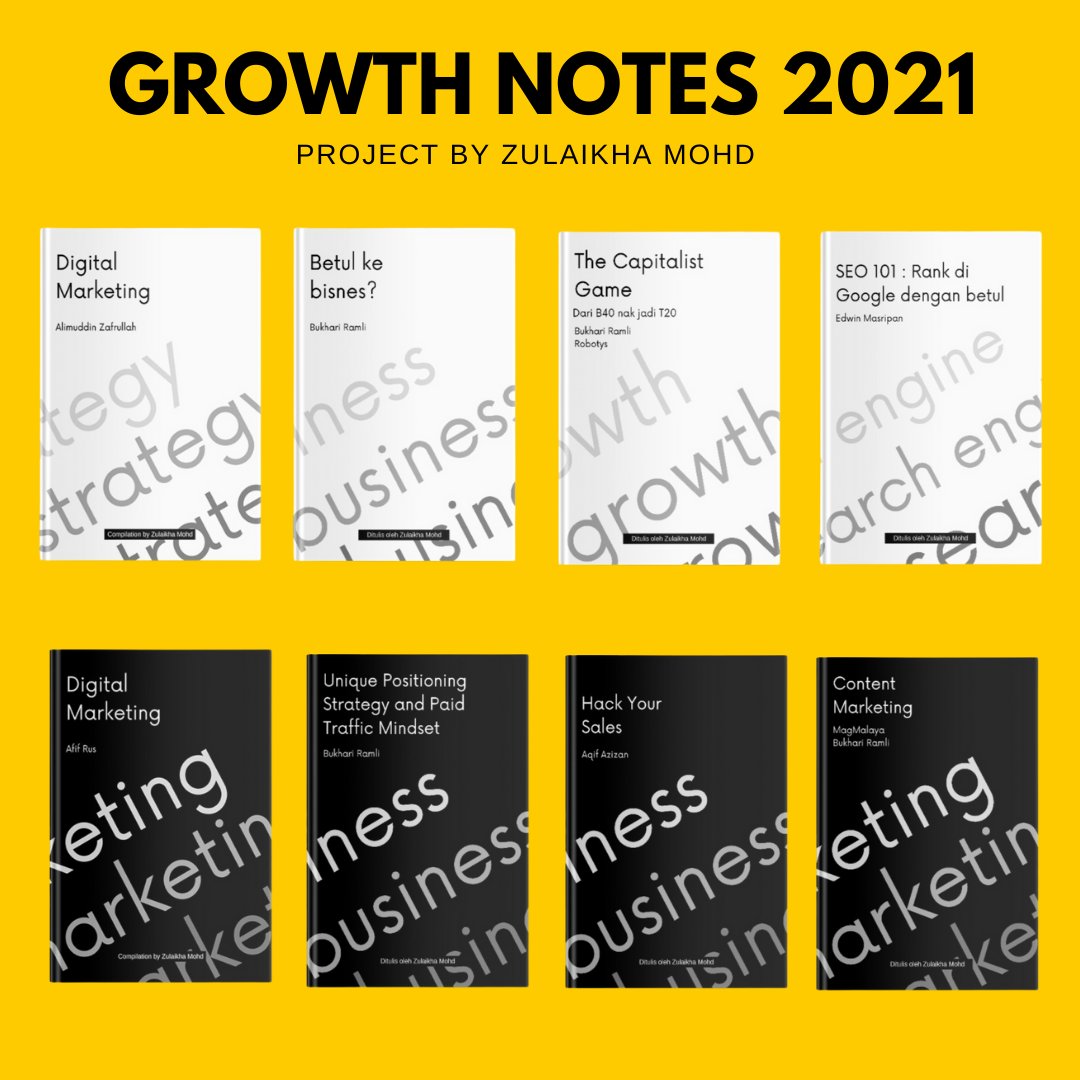 SZulaikhaMohd's tweet photo. Antara growth notes aku tahun lepas.

Sape yang masuk channel telegram aku mesti pernah nampak aku offer untuk dapatkan akses to my notes.
(Ada yang aku simpan)

Sape yang ada dapat my notes, consider yourself lucky.
Jangan buat pekasam pulak.

2022, lesssgoooo!🚀

#GrowthNotes https://t.co/d3pzFypBrs