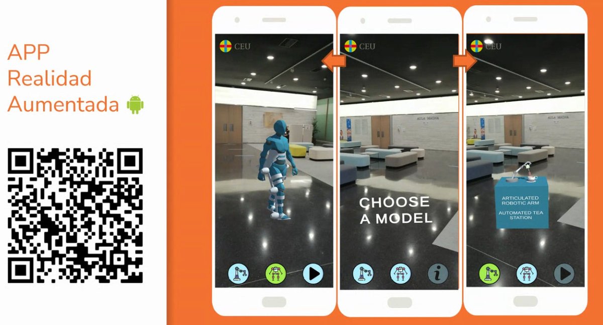 ingenieriaCEU (@ingceu) on Twitter photo Estamos en la charla "Realidad Aumentada en rehabilitación de marcha" impartida por
<a href="/anarojoxr/">Ana Rojo</a>, la investigadora predoctoral del <a href="/InstitutoCajal/">Instituto Cajal-Centro de Neurociencias Cajal-CSIC</a> y de la <a href="/USPCEU/">Universidad CEU San Pablo</a>
!Unete online! eu.bbcollab.com/guest/ef8f48be… Estamos en la charla "Realidad Aumentada en rehabilitación de marcha" impartida por
<a href="/anarojoxr/">Ana Rojo</a>, la investigadora predoctoral del <a href="/InstitutoCajal/">Instituto Cajal-Centro de Neurociencias Cajal-CSIC</a> y de la <a href="/USPCEU/">Universidad CEU San Pablo</a>
!Unete online! eu.bbcollab.com/guest/ef8f48be…