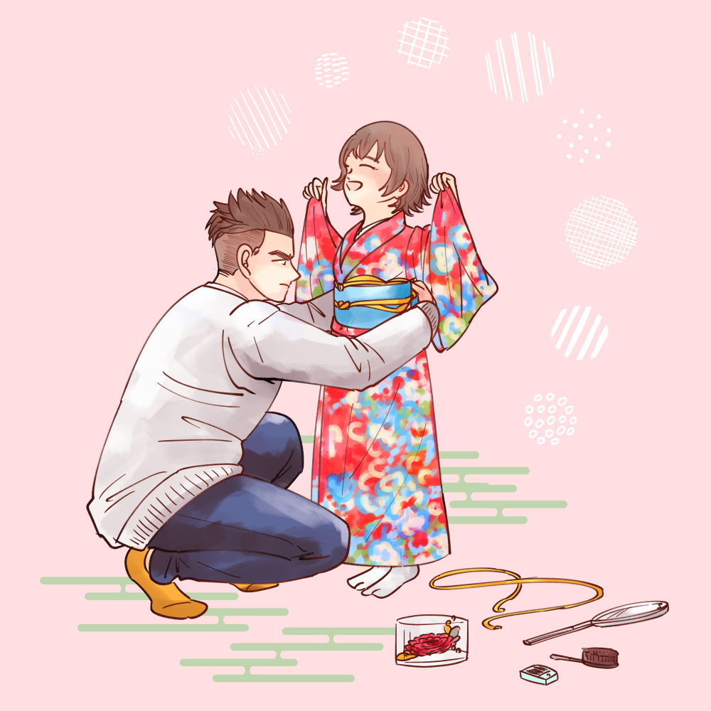 「ひなまつり～アミシティア兄妹～ 」|もみー♨️のイラスト