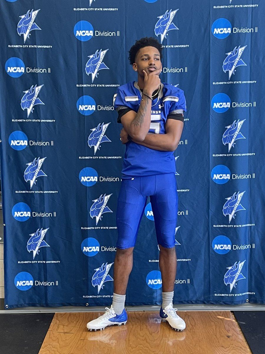 I really enjoyed my official visit at ECSU!!! #vikingpride <a href="/Coach_MHilliard/">Marcus A. Hilliard</a> <a href="/Nigel__Rios/">Nigel Rios</a> <a href="/Mrshutdown/">Coach Red</a> <a href="/KHSCDFootball/">Knightdale Football</a> @KHSSportsMedia
