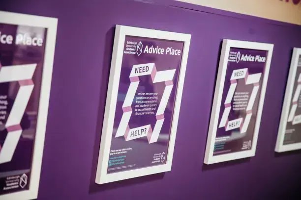 The Advice Place is here to give you advice on a variety of topics such as housing, financial and academic issues. 

Check our website for more information about what we offer, and how to get in touch with us:

eusa.ed.ac.uk/adviceplace