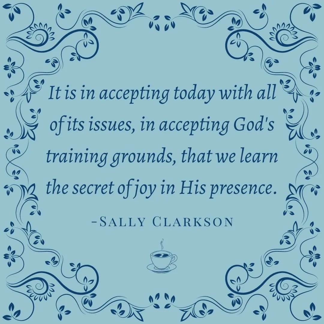 Sally_Clarkson's tweet photo. It is in being faithful to our own circumstances, our own set of problems, our own tests, that we become more mature and fitted for the ministry that God has called on each of us to accomplish. (from my latest book #HelpImDrowning) โค๏ธ https://t.co/3GA2J36sq0