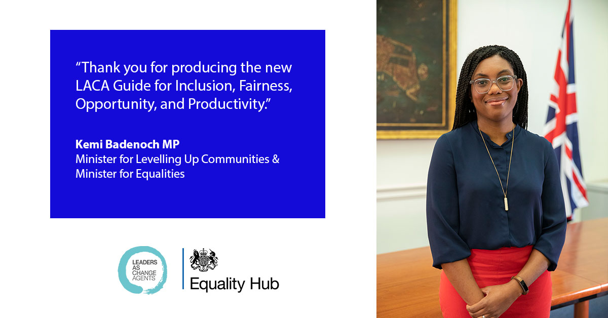 "As we move into a post-pandemic  era, the workplaces we have come to know are rapidly changing and it’s important that business leaders recognise this and develop industry-led, practical solutions." <a href="/KemiBadenoch/">Kemi Badenoch</a> 
#LACAGuide 👉 bit.ly/35ju19A 
#bethechange #levellingup