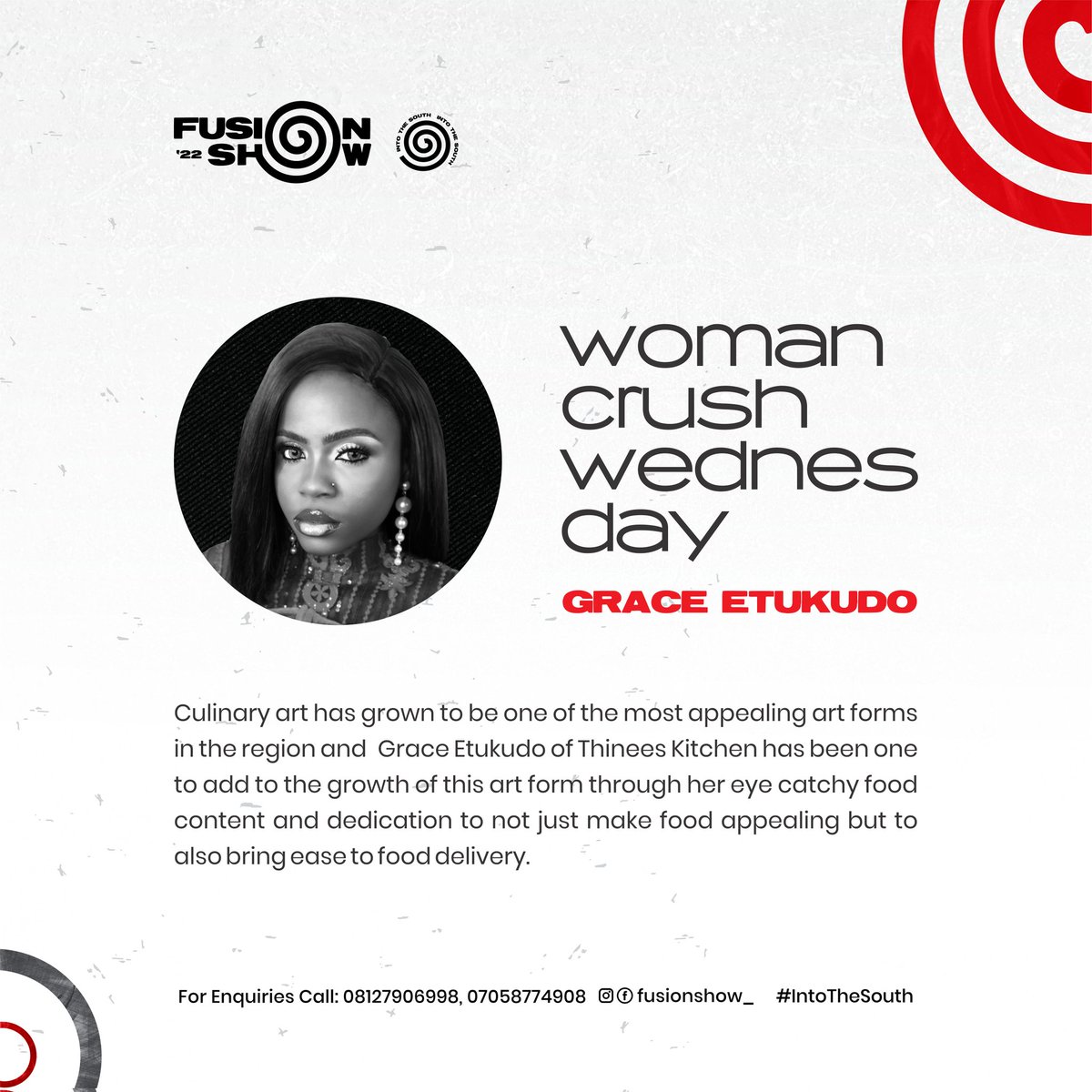 Fusionshow22's tweet photo. It's Wednesday and Wednesdays are for Woman Crushes. These are Fusion's Woman Crushes for today. We appreciate them for being exceptional in what they do.
Who is your Woman Crush for today, @Gretesetukudo or @eyenadams? Leave a comment.
#IntoTheSouth #FusionShow22 https://t.co/S7isbflVKS