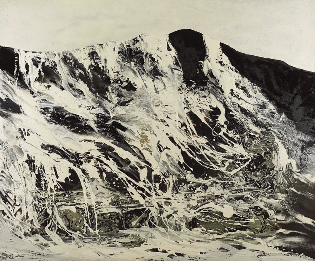 JMPaintingPrize's tweet photo. Mountain Peaks, Oil and acrylic on linen, 190 x 225 cm by Richard Harrison from #JM2010 #richardharrison ππ»#painting #art #contemporarypainting #johnmoorespaintingprize https://t.co/YSrSBE9cnN