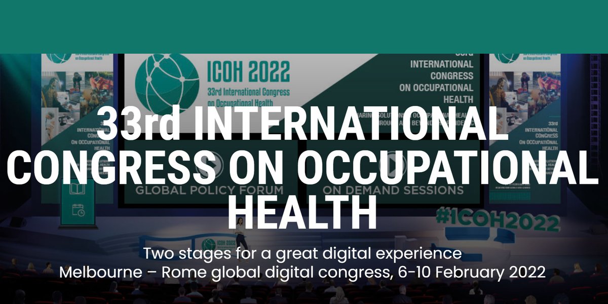 Occupational Safety and Health Challenges in the Post-Pandemic Future of Work - special <a href="/ICOH2022/">ICOH 2022</a> session organised by the Nordic Future of Work and OSH Group with <a href="/EU_OSHA/">EU-OSHA 🇪🇺</a> ´s participation.

See the abstracts from the session: bit.ly/ICOH22
#ICOH22 #OSH