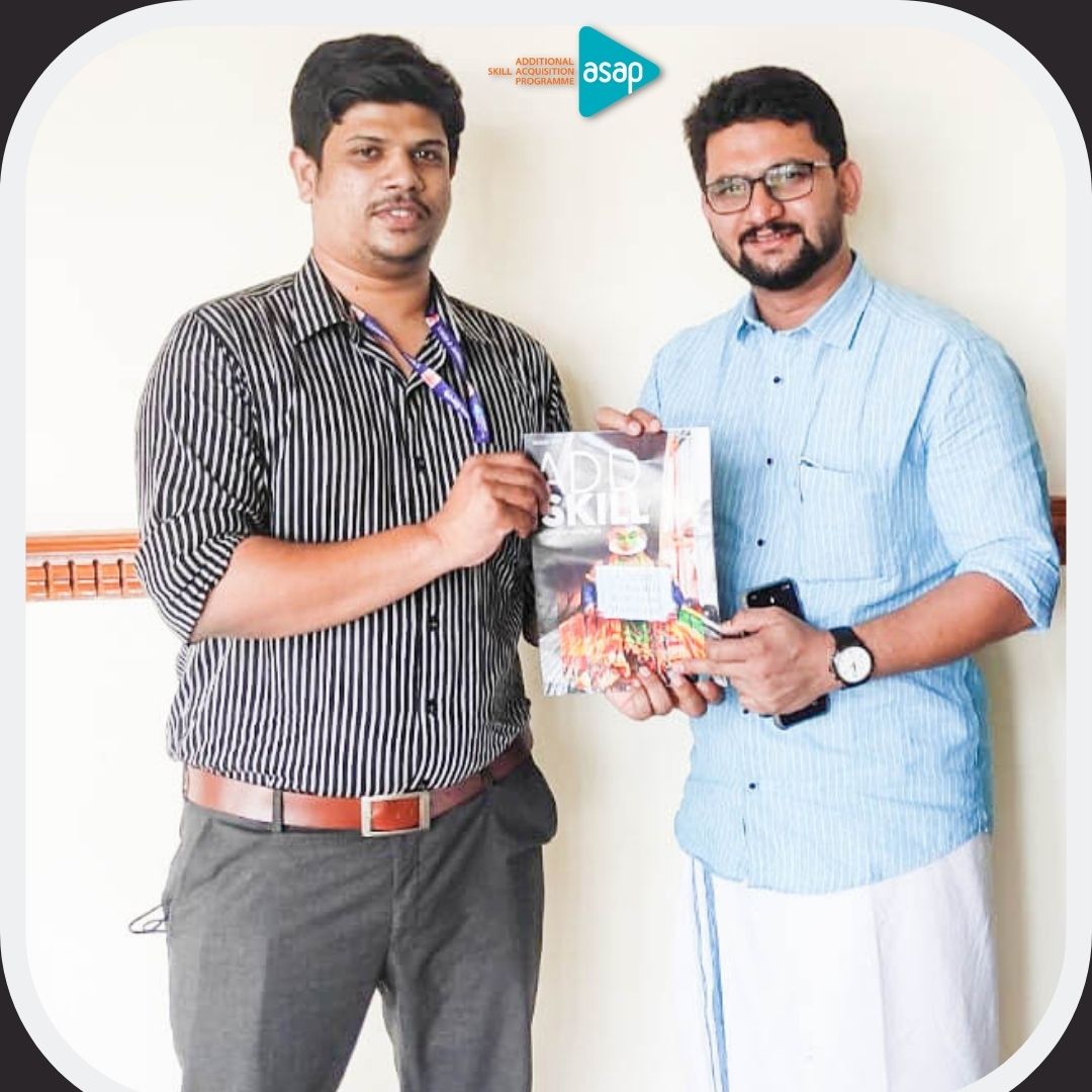 asap_kerala's tweet image. Hon. Members of Legislative Assembly
(Kerala State) - Sri. Mukesh M &amp;amp; Sri. Muhammed
Muhassin receiving their copy of the ASAP Monthly
newsletter from our PM Mr. Niyas AP.
- #ADDSkill . 
#asapkerala #addskill #learnASAP #learnatASAP
#coursesforafutureproofcareer #getskilledatASAP