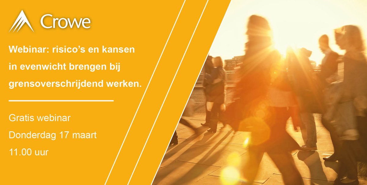 De talentpool is tijdens de pandemie mondialer geworden en bedrijven kijken steeds vaker over de grens voor de werving van nieuwe teamleden. Wat zijn de veel voorkomende problemen en risico’s die horen bij grensoverschrijdend werken? Meld je nu aan: bit.ly/3hr13Hl