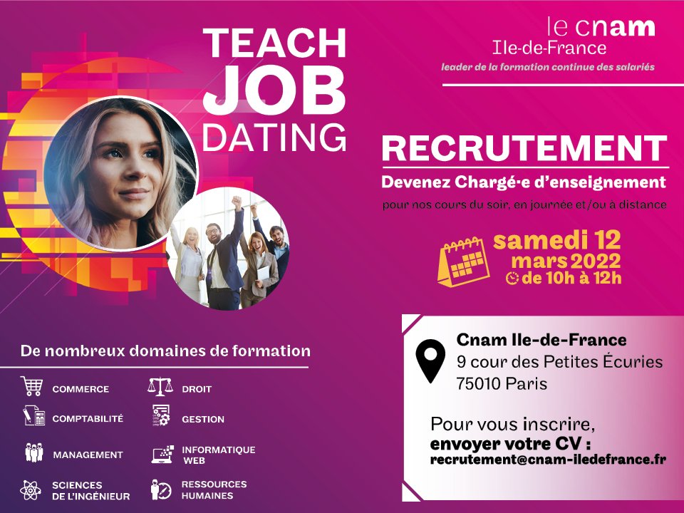 Cnam Ile-De-France (@Lecnam_Idf) / Twitter