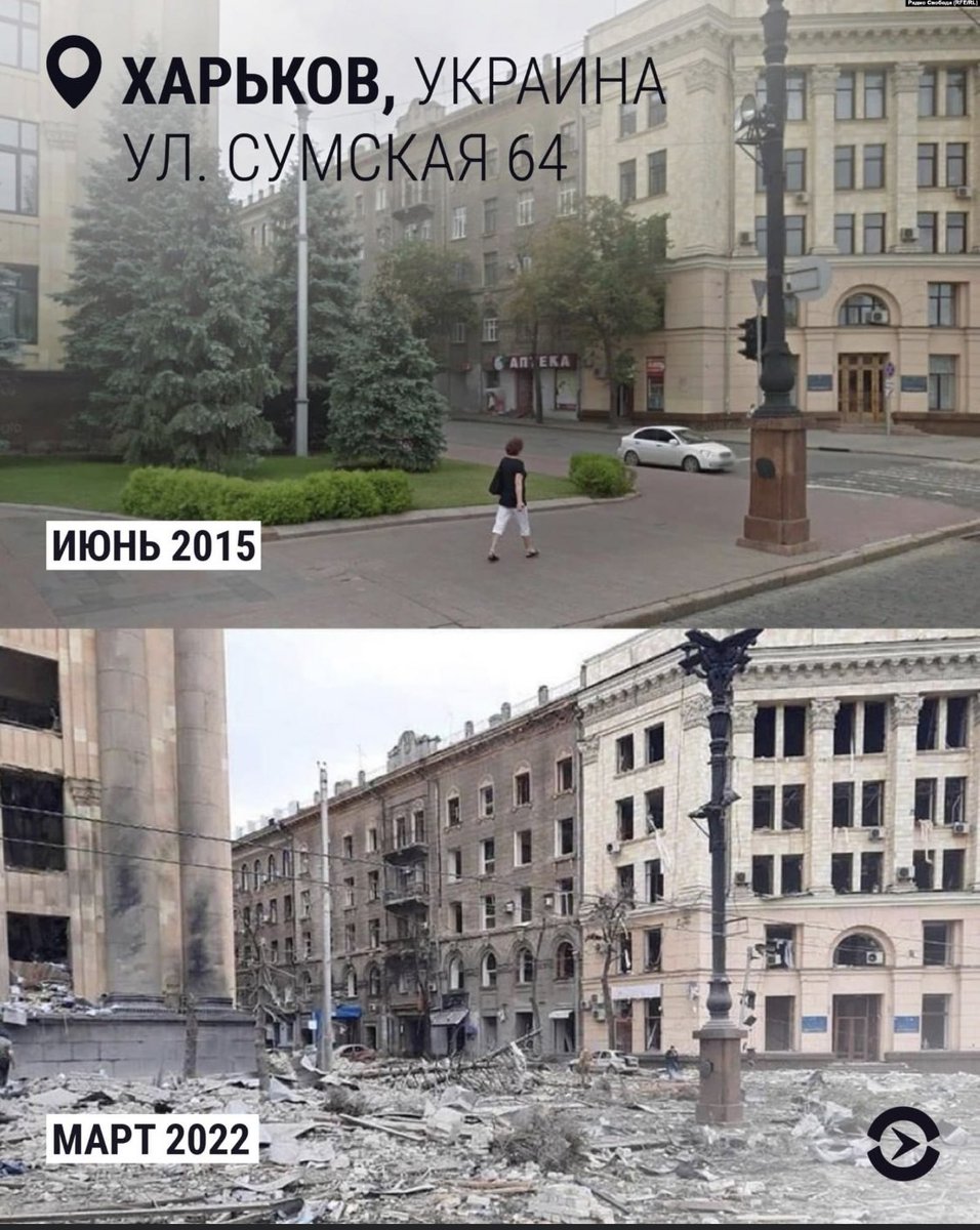 XXI əsrdə Avropanın mərkəzində rus ordusunun sivil cəmiyyətə qarşı törətdiyi vandalizm!  
#Ukraine #PeaceTalks