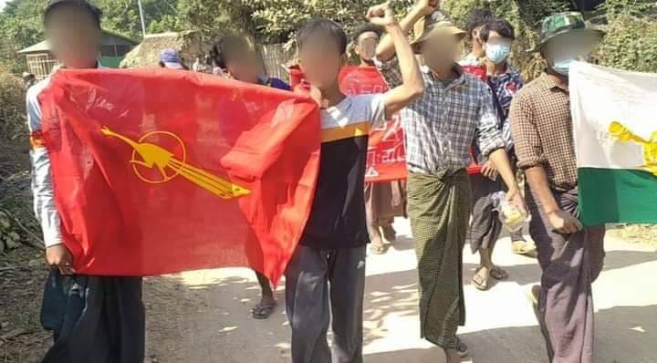 pzl_jourlm's tweet photo. #WatLet's students union was forcibly raided by the junta terrorists in #Sagaing's WatLet town on the afternoon of Mar-1. Some students there were violently beaten and CAPTURED and there can't get any contact about somewhere and details of detainees.
#WhatsHappeningInMyanmar https://t.co/0DWuHFDQt6