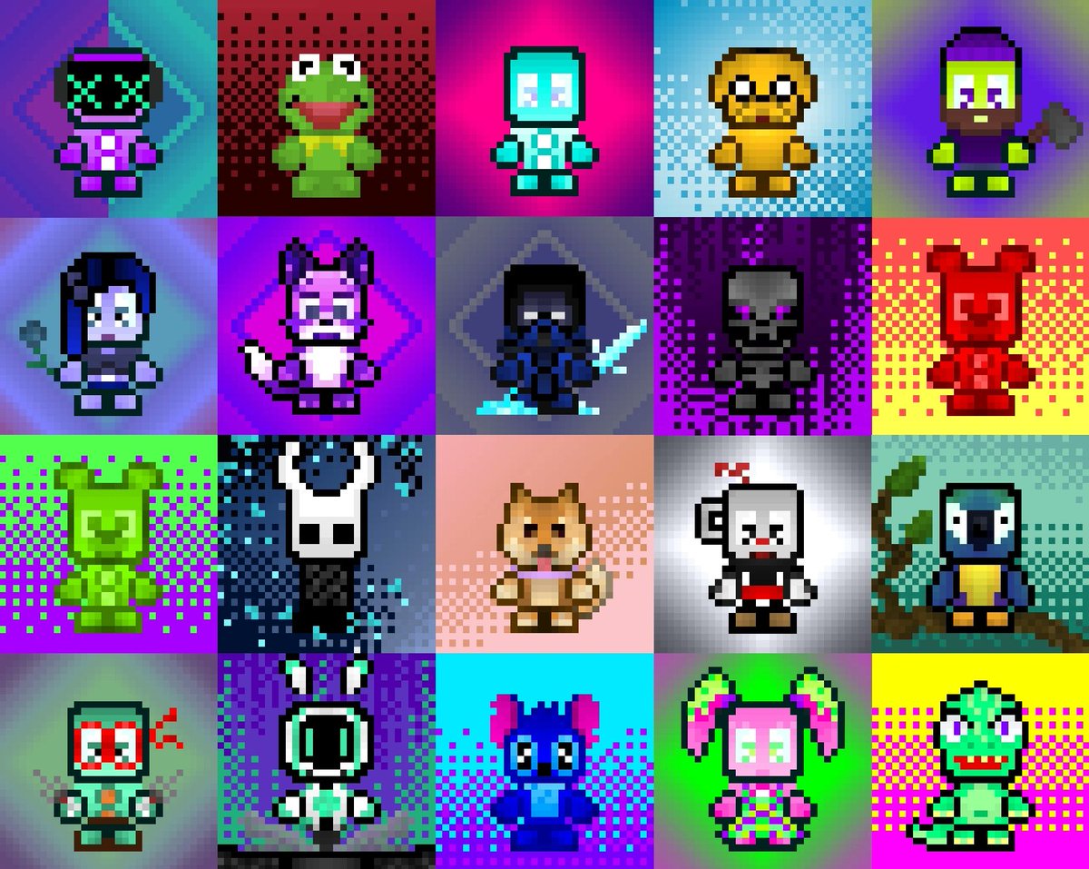 viperinside's tweet image. At the moment, there are already more than 20 #NFT Acid Freaks in my collection!🤘
Who do you like the most?

opensea.io/collection/aci…

Please support me (Like/RT) 💜

#OpenSea #PixelArtNFT #PixelNFT #NFTPixelArt #cryptoart #NFTCollection #NFTCommumity #nftcollector #NFTart #NFTs