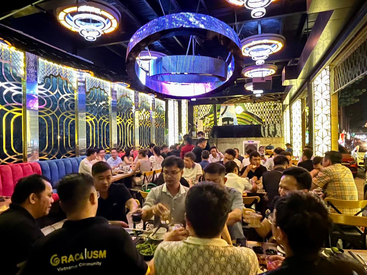 RACA_3's tweet photo. Some 📸 from Radio Caca #Vietnam 
Metamon Egg🥚Opening Party 🎊🎉

Our community growth in 🇻🇳 continues to amaze us!🔥

Join your local #RACA community today and you will have a family for LIFE 🥳 

#NFT #Crypto #CryptoNews #blockchain #GameFi #Metamon #PlayToEarn #Metaverse https://t.co/nUPGMQpPp2