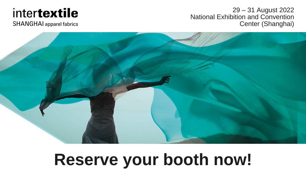 Intertextile's tweet image. Applications for the 2022 Autumn Edition (29 – 31 August) OPEN NOW!  Find your comprehensive exhibition solutions at #IntertextileShanghai.

CLICK the link below for 2022 brochure and 2021 show review.
messefrankfurtexchange.com/Content/EmailT…

#Intertextile #textilesourcing #fabricsourcing
