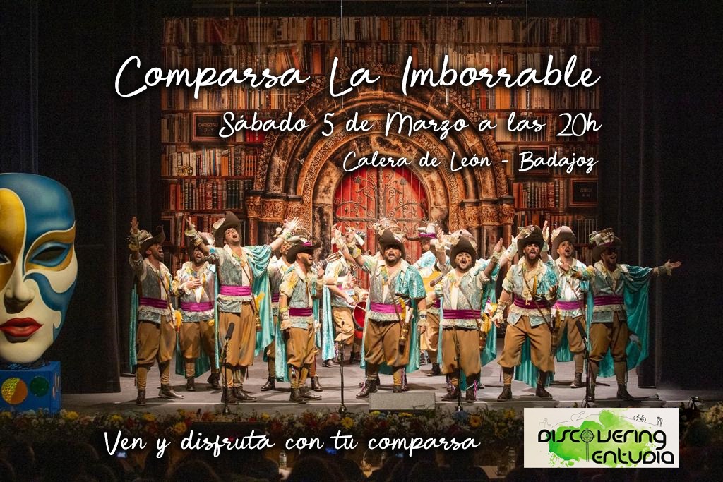 Semanita intensa! Aquí tenéis el itinerario y el cartel:

- HOY: 
Preliminares del concurso de Almensilla: 00h.

- SÁBADO: 
Actuación en la residencia San Juan de la Palma (evento privado): 11:30h

Actuación en Calera de León: 20h.

- DOMINGO:
Grabación de nuestro disco 🤭