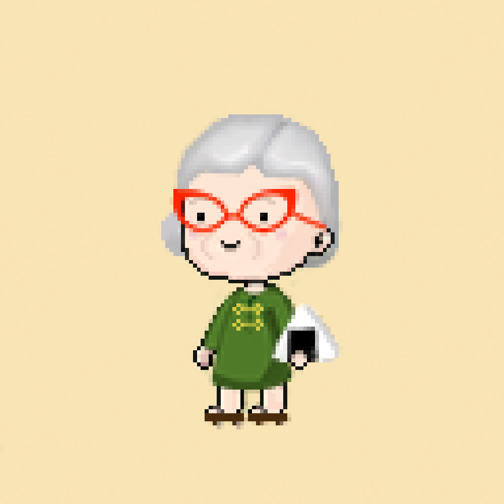 yourlocals_nft's tweet photo. Your Local Asian Grandma#2817 giving me nostalgia with avatar the last air bender vibes 🤩
Time to rewatch for the 38597th time😝 

Skin: Silk 3%
Eyewear: Statement 10%
Hair: Bob White 8%
Hat: Null 15%
Accessories: Triangle Sushi 7%
#NFT #opensea #Grandma #Subtleasiantraits https://t.co/oNIF0W7DZ3