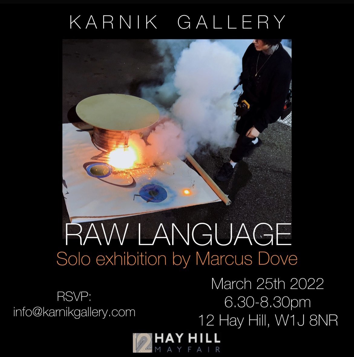 MarcusDoveArt's tweet photo. My solo exhibition ’Raw Language’. Opens 25th March with Karnik Gallery at @12HayHill , London, Mayfair. RSVP: info@karnikgallery.com https://t.co/pZfCRxs8VA