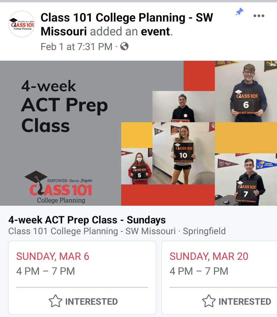 THEGHSCOUNSELOR's tweet photo. ACT Prep: Class 101 https://t.co/rtkKrw4Cnb